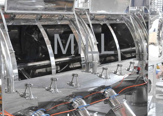 주문 스테인리스 실용적인 수평한 쟁기 믹서 고속 높은 잎 가위 믹서 online manufacture