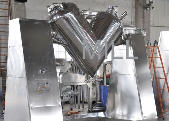 주문 스테인리스 음식은 V 믹서 기계, V 모양 분말 믹서 안정을 양념을 칩니다 online manufacture