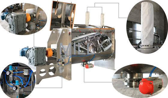 주문 동물 먹이 수평한 4개 kW 분말 섞는 기계 online manufacture