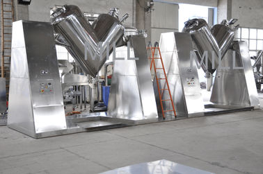 Optional Voltage V Shape Powder Mixer Chemical Mixing Equipment Field Installation