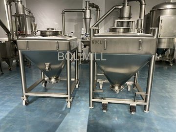 Corn Flour Powder Storage Container Powder Silos Complies For Vacuum Conveyor