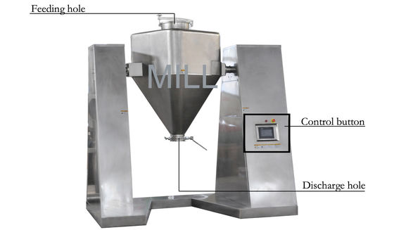 Pharma Square Cone Bin 2400KG Powder Mixing Machine