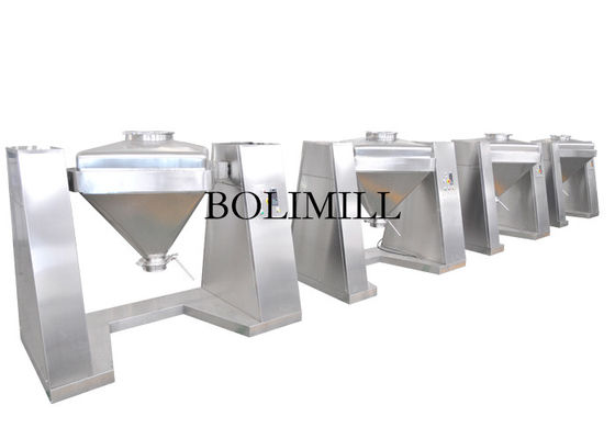 Food Medicine Powder Barrel Bin Square GMP Cone Mixer