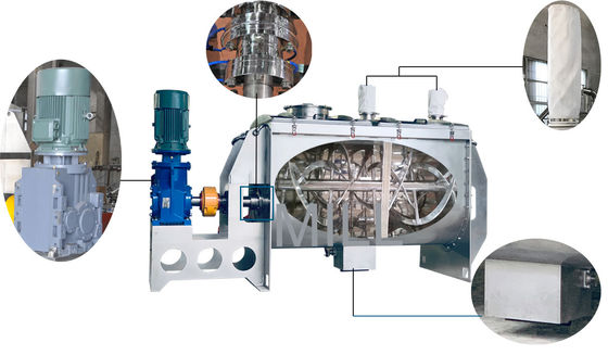 500 Cuft 65rpm 380v Ribbon Blender Machine