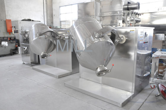 660v Rotating Drum 3d Powder Mixer For Dyestuff